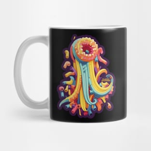 Plastic Macaroni Boho Trippy Hippy Donut Noodle Mug